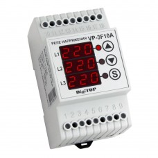 Трифазне реле напруги DigiTOP VP-3F10A